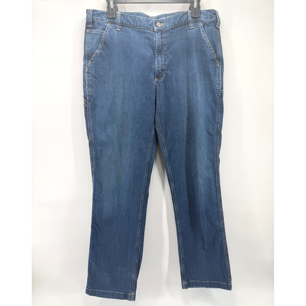 Carhartt Carpenter Jeans Denim Relaxed Fit Rugged Flex Work Utility Men 40x34